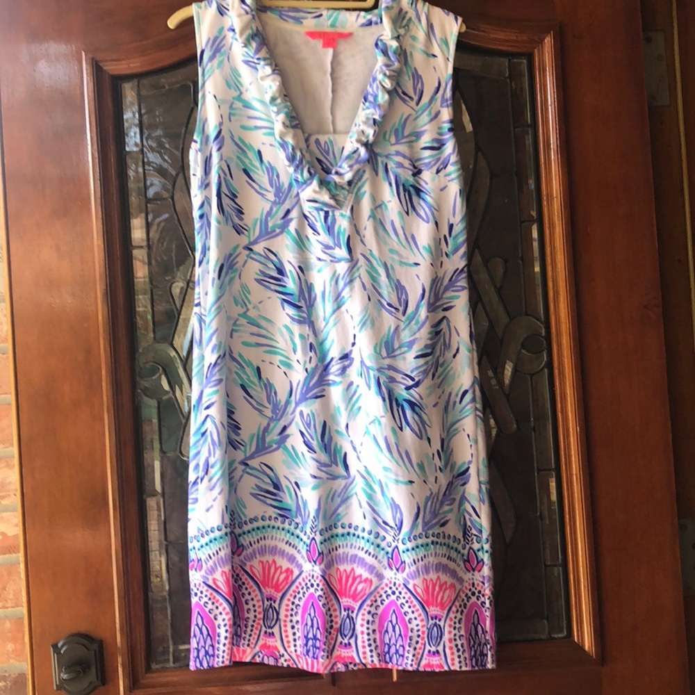 Lilly Pulitzer tisnury shift ruffle dress